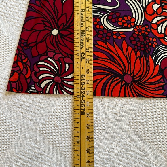 Donna Morgan Psychedelic Floral Mod Go-Go Sheath Shift Dress-Size 14 Party RHS - Picture 6 of 11